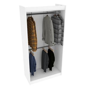 MODULO CLOSET COM CABIDEIRO M135.2021.B (CASA E COMÉRCIO)