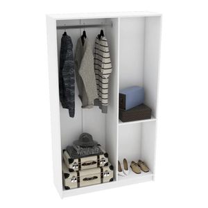 MODULO CLOSET CABIDEIRO E PRATELIERA M143.2021.B LOJA