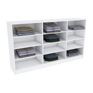 ARMÁRIO CLOSET OU LOJA 4 PRATELEIRAS M170.2021.B (CASA)