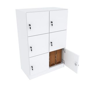 ARMÁRIO ESCANINHO 6 PORTAS CHAVE M172.2021.B ORGANIZADOR