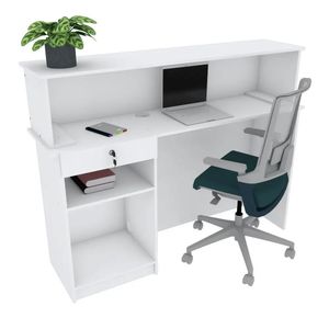 MESA TRABALHO OU ATENDIMENTO M260.B COM CAIXA