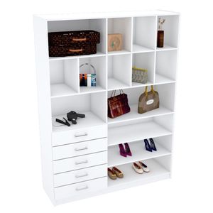 MÓDULO CLOSET 2,00A COM GAVETEIRO M285.B (CLOSET, LOJA)