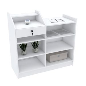 BALCÃO CAIXA COM FUNDO FECHADO M306.B (CAIXA, ATENDENTE, VENDAS)