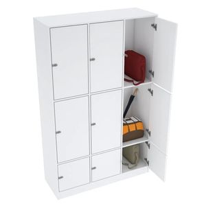ESCANINHO 9 PORTAS COM FECHO PARA CADEADO M319.B