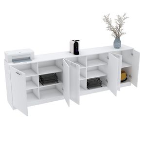 BALCÃO ORGANIZADOR 6 PORTAS ESCRITÓRIO M337.B