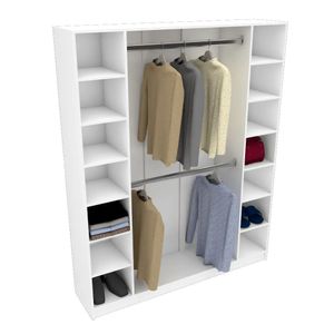 MODULO CLOSET OU LOJA M58.2021.B (CABIDEIRO EXPOSITOR)