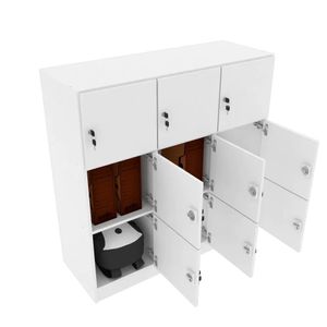 ARMÁRIO ESCANINHO 9 PORTAS CHAVE M59.2021.B ORGANIZADOR