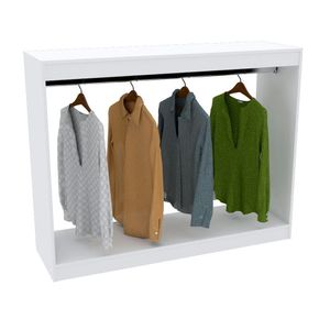 BALCAO ARARA EM ILHA M442.B (CENTRO, LOJA, CABIDEIRO, ROUPAS)
