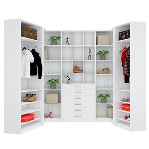 KIT CLOSET COM GAVETEIROS E CABIDEIRO A 2,40 M418.B