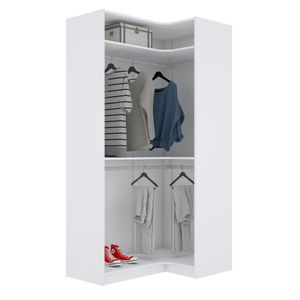 MÓDULO CLOSET CABIDEIRO EM L 100% MDF A 2,00 M473.B (CASA)