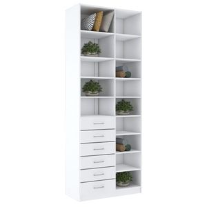 MÓDULO CLOSET GAVETEIRO E NICHOS A240XL90XP45 M428.B