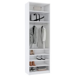 MÓDULO CLOSET CABIDEIRO E PRATELEIRAS A 2,50 M452.B (CASA)