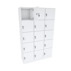 ARMÁRIO ESCANINHO 15 PORTAS CHAVE M293.B ORGANIZADOR