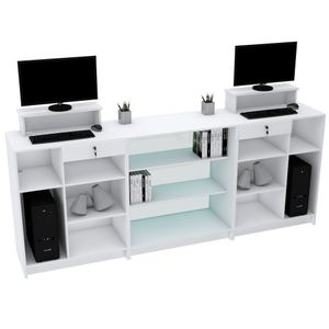 BALCÃO 2 CAIXAS VITRINE PARA ATENDIMENTO M553.B (LOJA, COMÉRCIO)