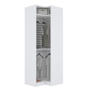 MÓDULO CLOSET CABIDEIRO DE CANTO 100% MDF A 2,00 M472.B (CASA)