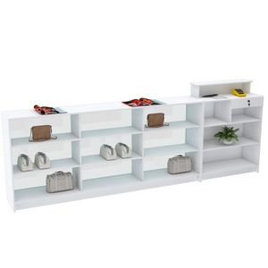 BALCÃO VITRINE COM CAIXA M468.B (EXPOSITOR, LOJA, COMÉRCIO)